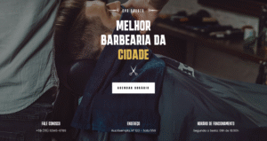 Lading Page Barbearia